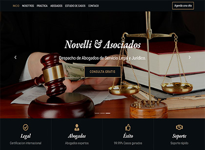 Sitio web Novelli y Asociados